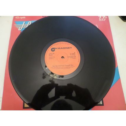 J.A.L.N. Band - Get Up (& Let Yourself Go) - 1978 - 12" Vinyl Single Magnet 12