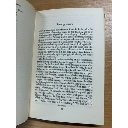 1961 "GONE AWAY - AN INDIAN JOURNAL" DOM MORAES TRAVEL HARDBACK BOOK (P3)