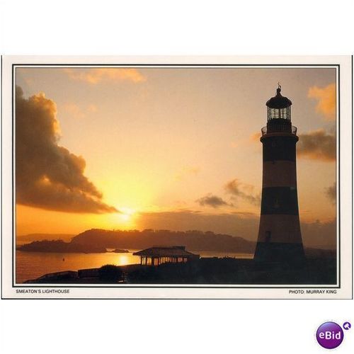 GB Postcard - Smeaton's Lighthouse, Plymouth Hoe, Devon