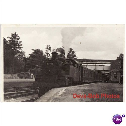 Railway Photo BR Standard 3MT 2-6-2 82035 Steam Loco