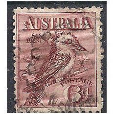Australia 1914 SG19 6d Claret Good/Fine Used ..