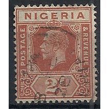 Nigeria 1927 SG19 2d Chestnut Fine Used .. ..