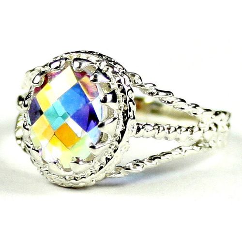 Mercury Mist Topaz, 925 Sterling Silver Ladies Ring, SR070