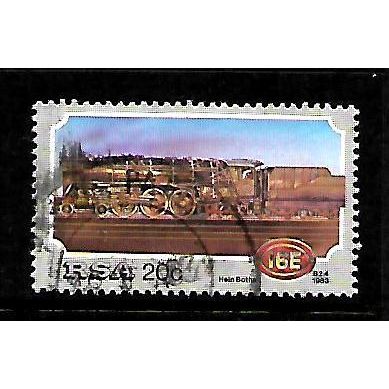 SOUTH AFRICA 1983 STEAM RAILWAY 20c CLASS 16F HENSCHEL EXPRESS LOCO SG 542 F U