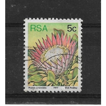 SouthAfrica.SG418 5c Protea Cynaroides.Fine Used.June22