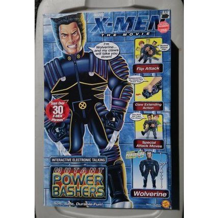 wcw wwf ljn wrestling superstars 21" x-men wolverine bashin brawlers figure