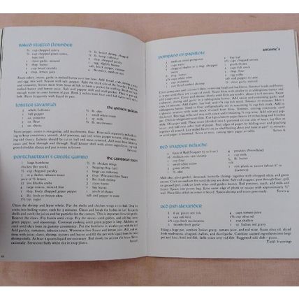 Favorite Recipes from Famous New Orleans Restaurants Cookbook