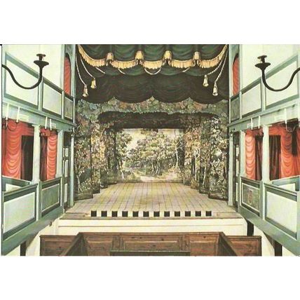 RICHMOND (Yorkshire) THEATRE ROYAL Interior Postcard