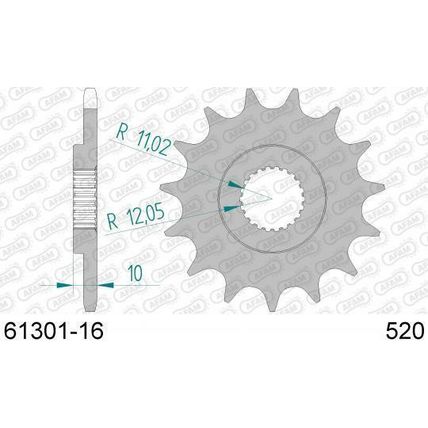 BMW F650 G650 Pegaso AFAM HQ Front Sprocket 16 Teeth for 520 chain 61301-16