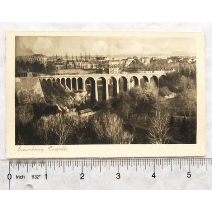 vintage postcard Luxembourg - Passerelle