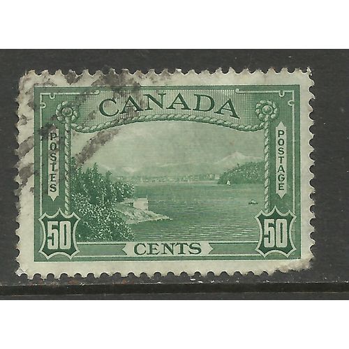 Canada 1938 50ct Green Vancover harbour SG 366 ( K92 )