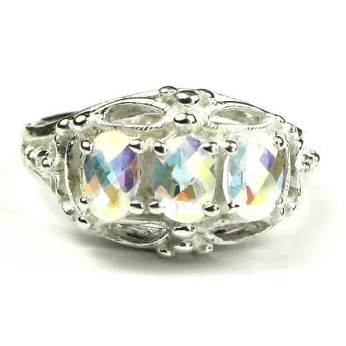 Mercury Mist Topaz, 925 Sterling Silver Ladies RIng, SR163