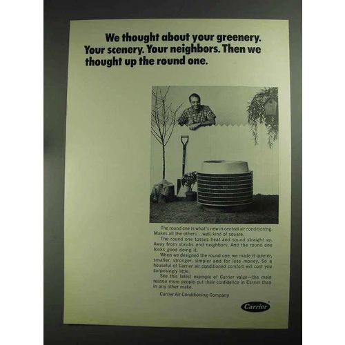 1968 Carrier Air Conditioning Ad - Your Greenery