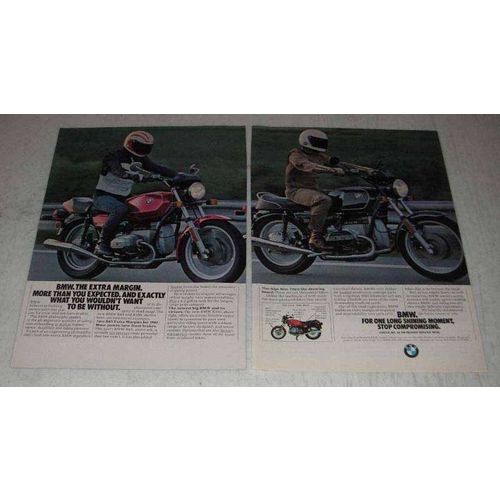 1981 BMW R65 and R100 Motorcycles Ad - Extra Margin
