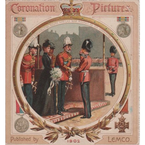 Liebig Lemco 1902 Edward VII Coronation Distributing South Africa Medals