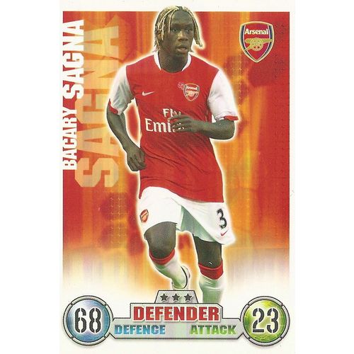 Topps Match Attax 2007/08 Cards: Arsenal - Defender, Sagna