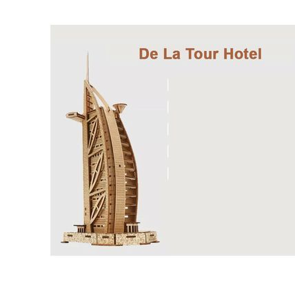 3D Wooden Puzzle Kit - De La Tour Hotel