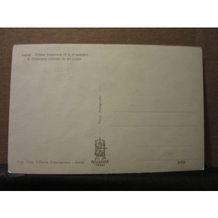 ASSISI, CHIESA SUPERIORE di S. FRANCESCO, ITALY vintage unused postcard