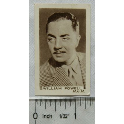 1936 Fucchino's Cinema Stars No. 39 William Powell