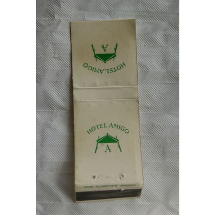Matchbook Cover Hotel Amigo
