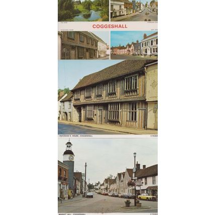Coggeshall Essex Paycockes House 3x Postcard s
