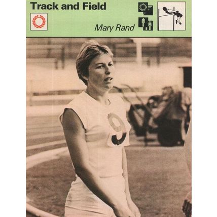Mary Rand Track & Field Olympic Games Card