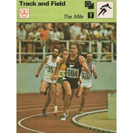 John Walker Frank Clement Olympic Games Track & Field Card