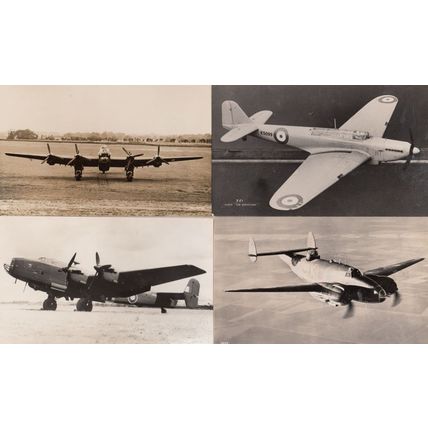 Collection Military German English Plane Liverpool Real Photo 21 Postcard Bundle