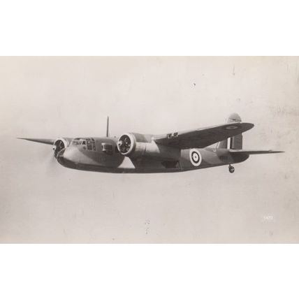 Botha 1 Plane Liverpool Real Photo Aircraft Postcard