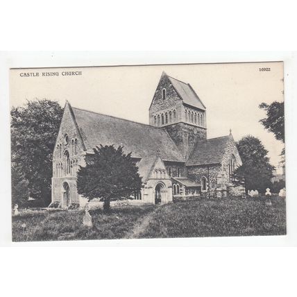 Church of St Lawrence Castle Rising Postcard Norfolk 16922