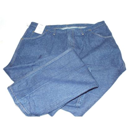 New Mens Wrangler 44x32 Dark Blue Jeans Heavy Weight Regular U-Fit Made USA