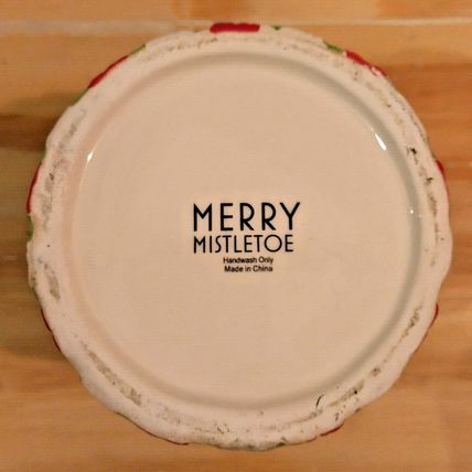 Merry Mistletoe Snowman Sweater 9" Cookie Jar Treat Jar Winter Christmas Decor