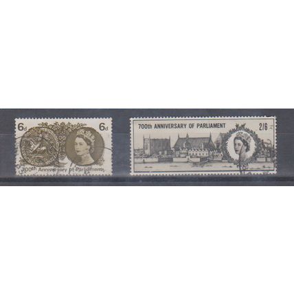 GB 1965 700th Anniversary of Parliament set SG 663 & 664