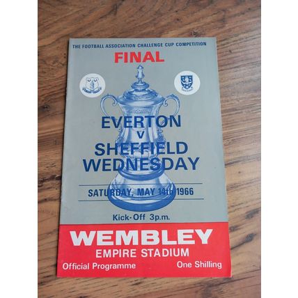 1966 FA Cup Final Programme, Ticket & Songsheet – Everton vs Sheff Weds