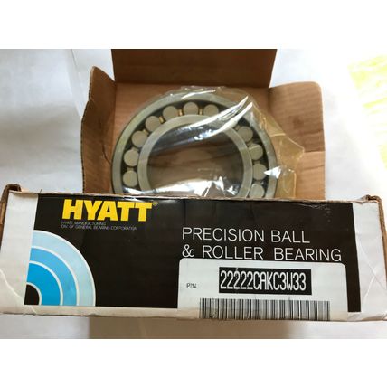 NEW HYATT 22222CAKC3W33 SPHERICAL ROLLER BEARING. 110x200x53mm,TG