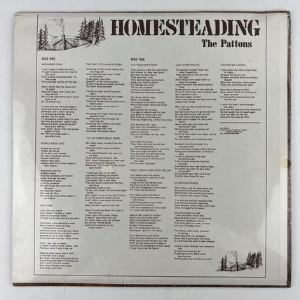 The Pattons - Homesteading Vinyl LP Record Album New Sealed CCM-1003