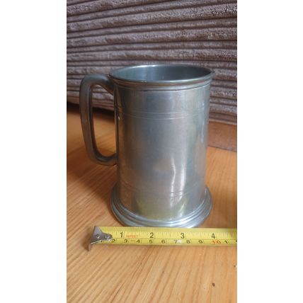 British Army pewter glass tankard military REME Royal Electrical+ Mech Engineers