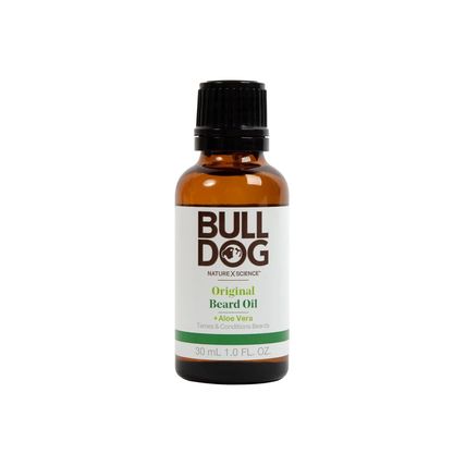 Bulldog Mens Skincare and Grooming Original Beard Oil with Aloe-1 OZ.-NEW-FAST