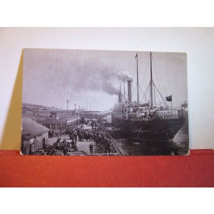 THE LANDING STAGE, LIVERPOOL used antique postcard by R. Tuck 1905 pm =