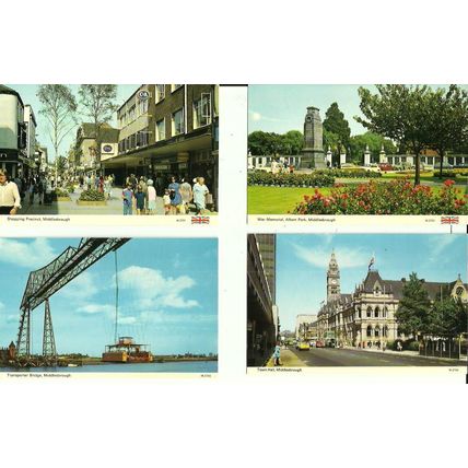 Yorkshire MIDDLESBROUGH Seven 1960's-1970's Postcards (Various Publishers)