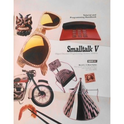 Smalltalk V by Digitalk, Inc. - 4 original promo flyers, [1988]