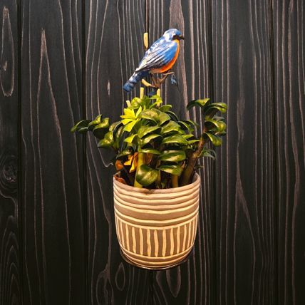 Eastern Bluebird Metal Wall Hanger - Plant - Accessories - Craft