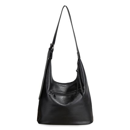 Women Vegan Leather Top Handle Shoulder Purses and Handbags Black