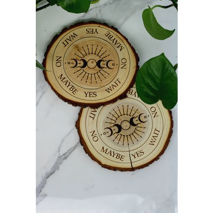 Natural Wood Moon Phase Pendulum Board[ 6-6.5" ]