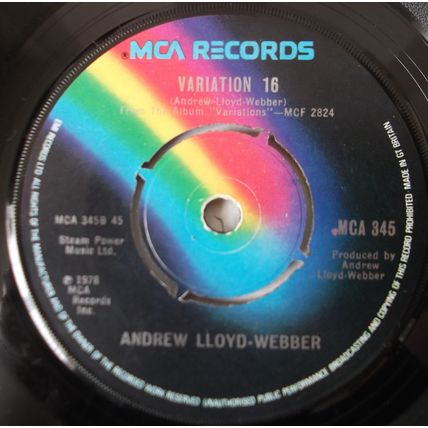 Andrew Lloyd-Webber - Theme & Variations 1-4 - 7" Vinyl - 1st Press - Excellent