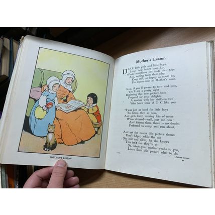 RARE* c1930 "TALES AND PICTURES AND HAPPY PETS" LARGE ILLUSTRATED HB BOOK (P5)