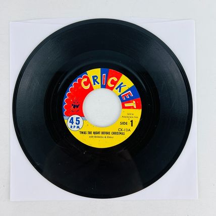 Cricketone Chorus & Orchestra – The Night Before Christmas / Mixie Pixie – 45RPM