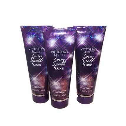 Victoria's Secret Love Spell Luxe Fragrance Lotion 8 oz 3 Pack - Apricot Santal