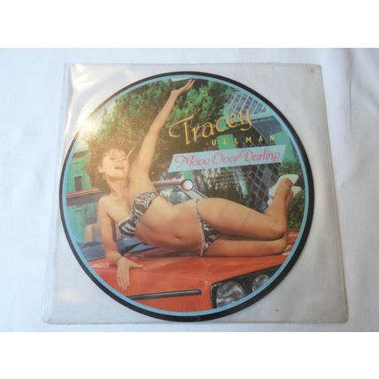 7" 1983,PICTURE DISC, TRACEY ULLMAN.MOVE OVER DARLING.STIFF PBUY 195. NEAR MINT