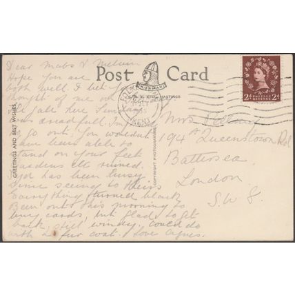 Boating Station, Hythe Canal, Kent, 1956 - Shoesmith & Etheridge Postcard